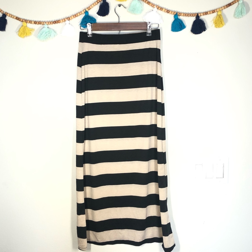 Ambiance Stripe Maxi Skirt